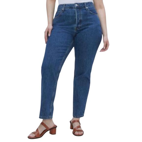 NWT Everlane The Curvy ’90s Cheeky Jeans in Medium Blue Size 26 - Picture 1 of 14